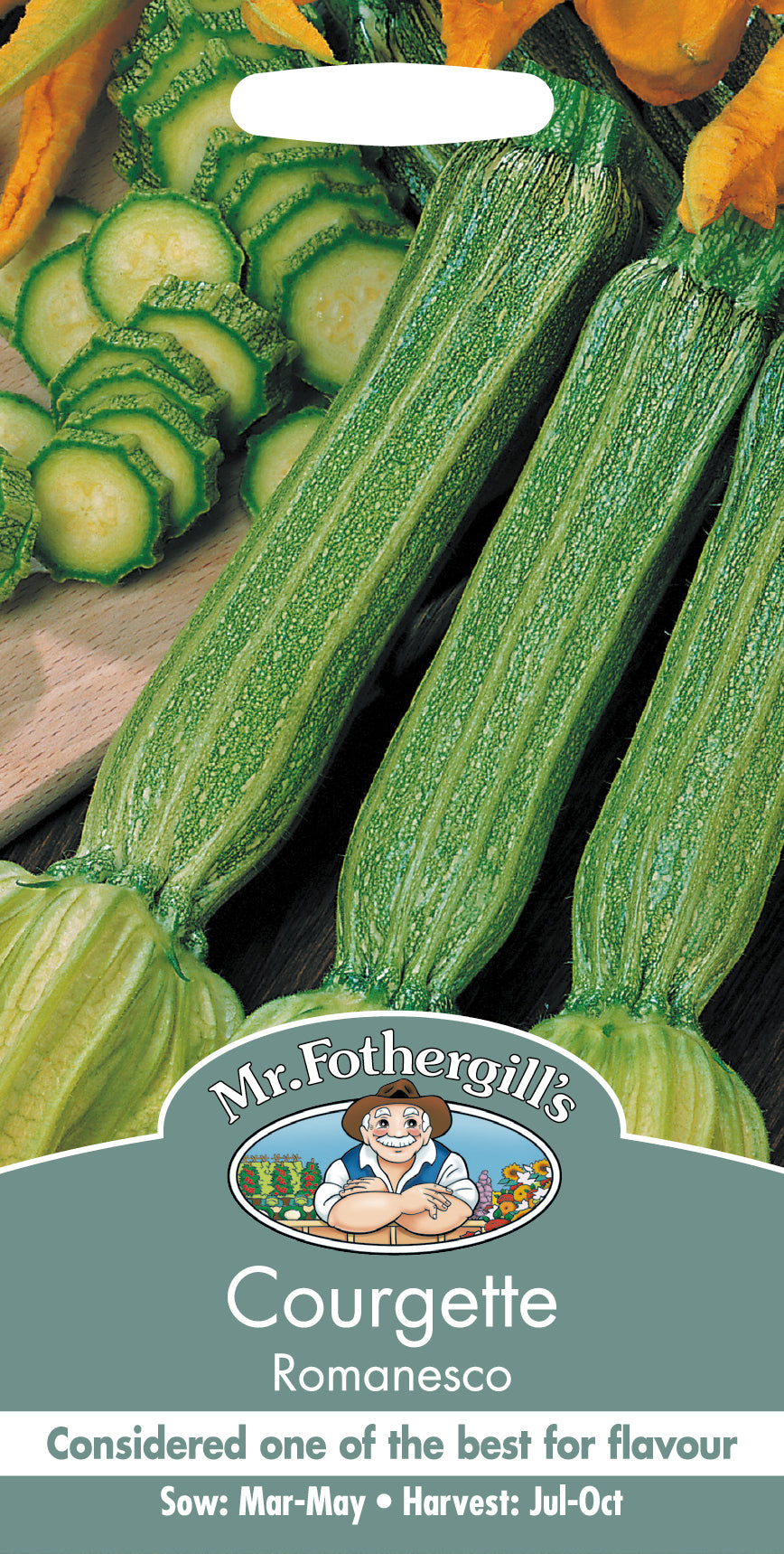 Courgette Romanesco 25 Seeds - Mr Fothergills